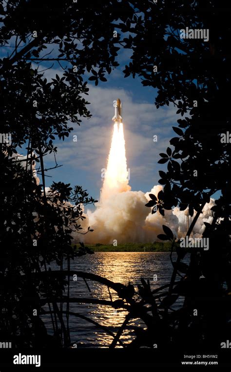 Space Shuttle Atlantis Lifts Off From Its Launch Pad At Kennedy Space