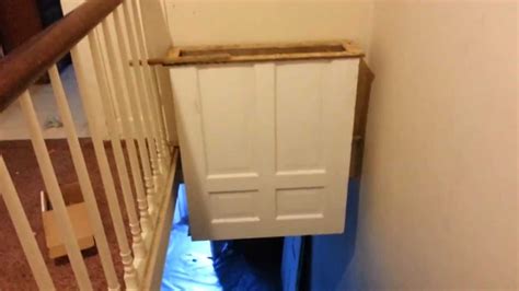 Home Built Stairway Laundry Chute How To Youtube