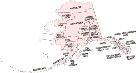 Zip Code Map Alaska Cities And Towns Map