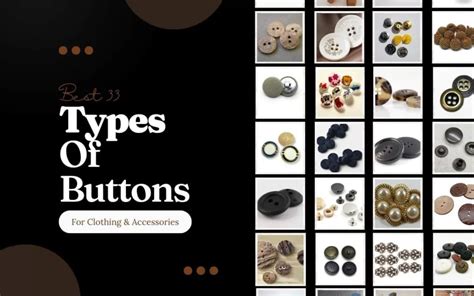 Best 33 Types Of Buttons In 2024 For Clothing And Accessories