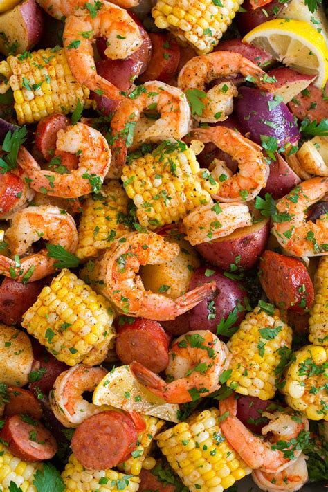 Turn off the burner and use tongs to take the parboiled chicken out of the liquid. Shrimp Boil Recipe - Cooking Classy