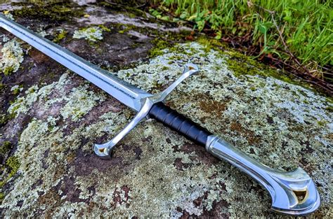 Wooden Painted Andúril Flame Of The West Sword Of King Aragorn Wooden
