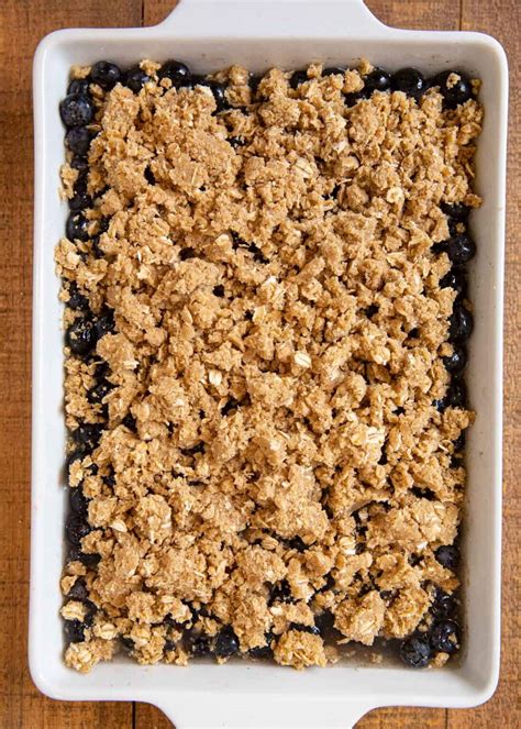 blueberry crisp recipe with fresh or frozen berries dinner then dessert