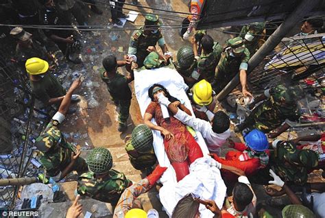 Female Factory Survivor Pulled From The Rubble Four Days After