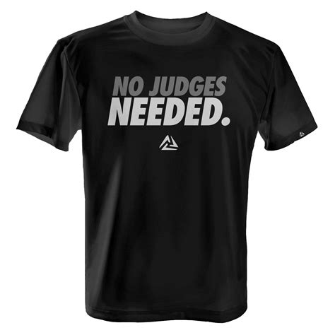 no judges needed t shirt luctator