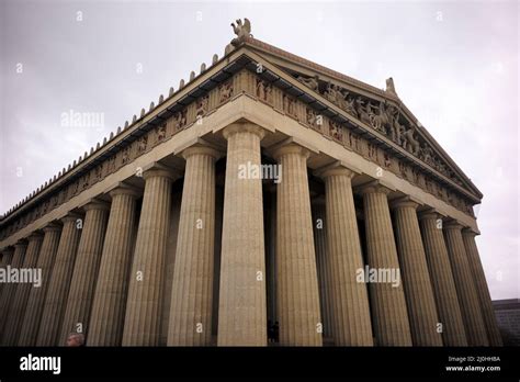 The Parthenon In Centennial Park In Nashville Tennessee A Full Scale