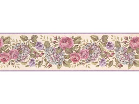 Floral Borders Floral Wallpaper Border Gu92103