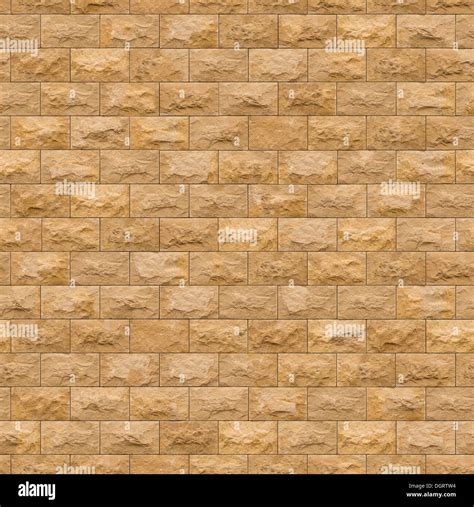 Seamless Texture Of Yellow Sandstone Brick Wall Stock Photo Alamy