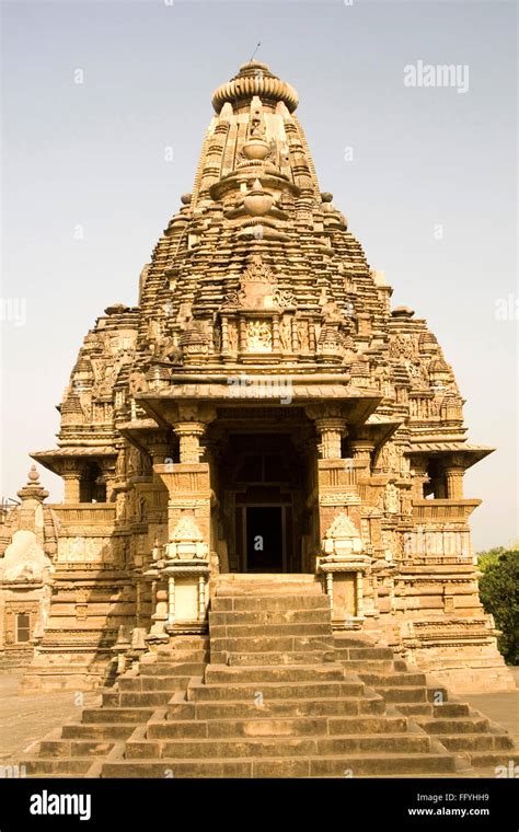 Vishwanath Temple At Khajuraho Madhya Pradesh India Stock Photo Alamy
