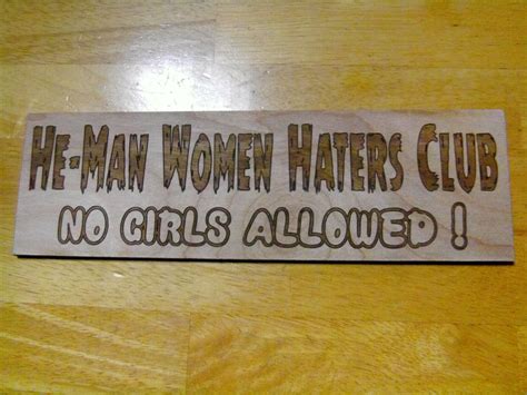 He Man Woman Haters Club Sign Little Rascals Oath Our Gang Man Cave Dilly She Ebay