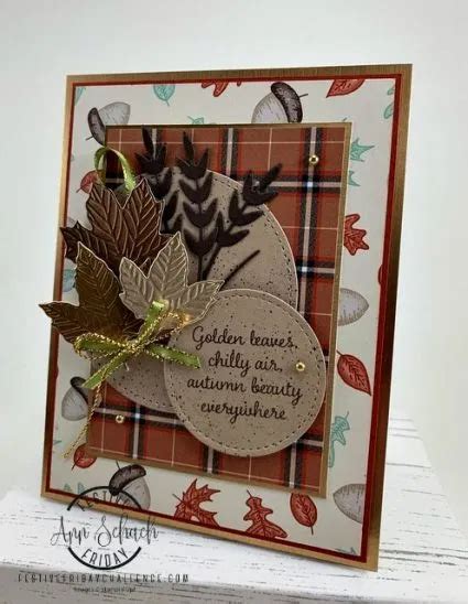 Fall Card For Festive Friday The Stampin Schach Pop Up Leaf Cards