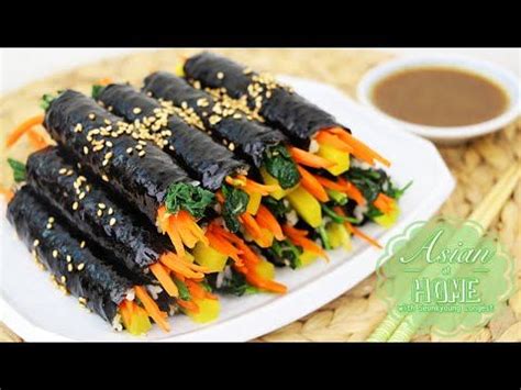 Authentic korean cuisine in a simple environment. Mini Kimbap l SeonkyoungLongest. | Gimbap, Kimbap, Gimbap ...
