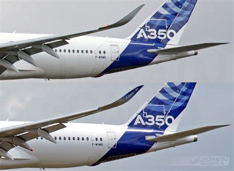 Airbus A350 941 Xwb F Wxwb New Winglets Vs Old Comparison Flickr