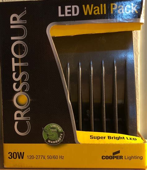 Cooper Lighting Xtor3a Crosstour Led Wall Pack 30w Outside Light