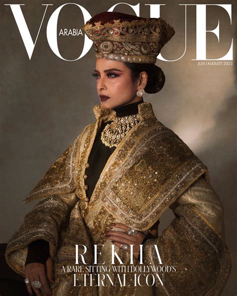 Rekha In First Cover Shoot For Vogue Is A Sight To Behold