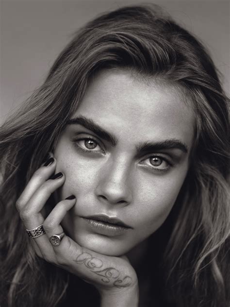 The Face Cara Delevingne By Alasdair Mclellan For Uk Vogue January