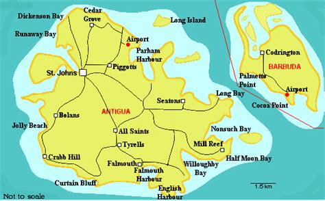 Maps Of Antigua And Barbuda Map Library Maps Of The World
