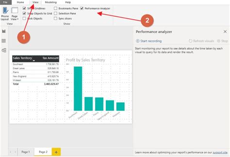 Power Bi Performance Analyzer