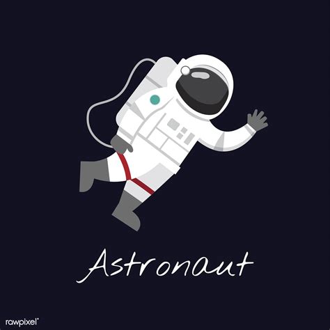 Astronaut In Space Vector Free Image By Poyd Astronaut
