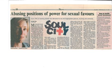 Abusing Positions Of Power For Sexual Favours Star Gender Links