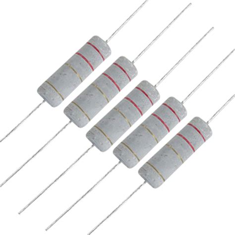 Sourcingmap 10 X 5w 700v 22 Ohm Metal Oxide Film Resistors 5 Watt