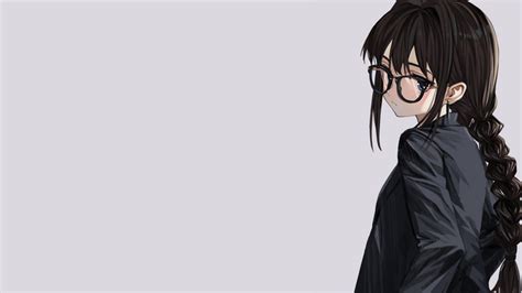 962160 Brunette Long Hair Meganekko Anime Girls Manga Glasses
