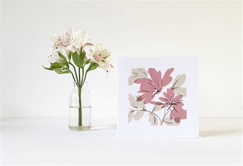 Floral Greeting Card Design Lucy Monkman