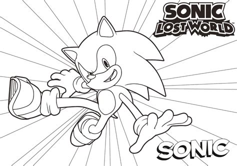 Sonic Boom Sonic Lost World Hedgehog Coloring Pages Print Color Craft