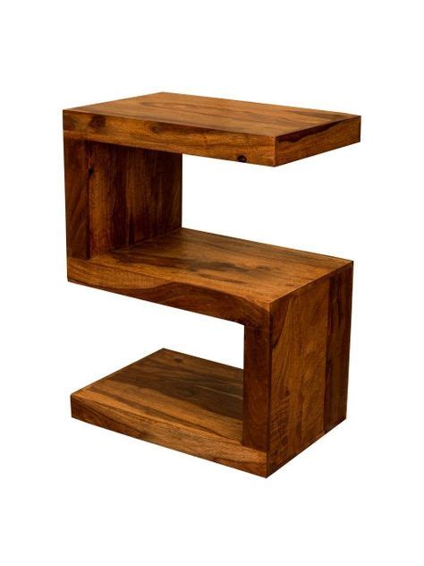 Sheesham wood is mostly used in furniture because of its durable yet elegant nature. Gaya Cube Sheesham S Shape Side Table - Lamp Table ...