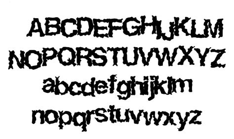 Easy Horror Font By Xerographer Fonts Fontriver
