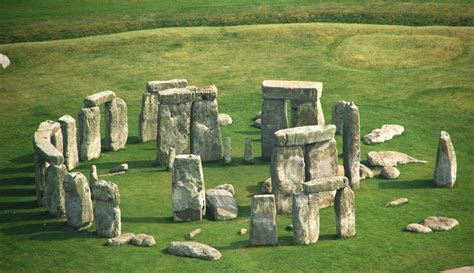 Stonehenge Stands On Salisbury Plain In The Middle Of Wessex 2 Miles