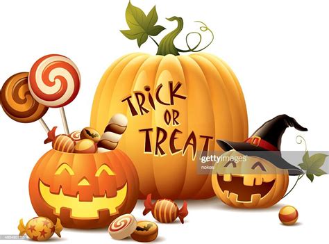 Happy Halloween Trick Or Treat High Res Vector Graphic Getty Images