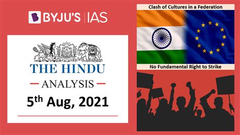 The Hindu Video Analysis 05th Of Aug 2021 Daily Video News Analysis