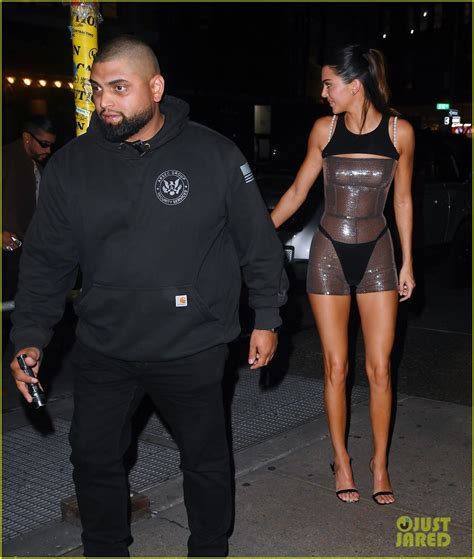 Kendall Jenner In A Sheer Dress And Bad Bunny Couple Up At Met Gala 2023 After Party Photos