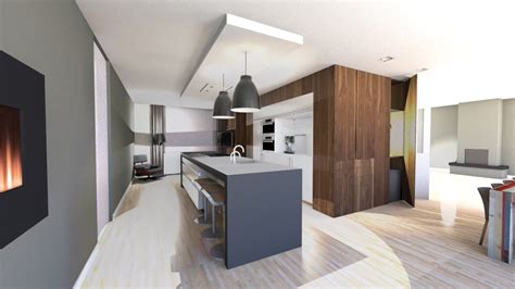Stalen rek voor in de keuken met warm wit dimbare ledspots. licht/dampkap boven keukeneiland - Keuken | Pinterest - Verlichting, Keukeneiland en Zoeken