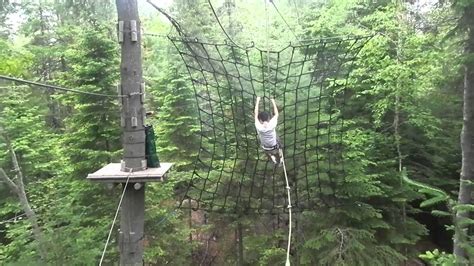 Ropes Course at TreeGO Moncton - YouTube