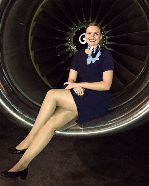 Sexy Stewardess Stewardess Pantyhose Kathy West Flight Attendant Hot Flight Girls Airline