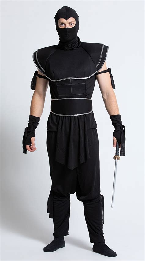 Mens Stealth Ninja Costume Mens Ninja Costume Mens Warrior Costume