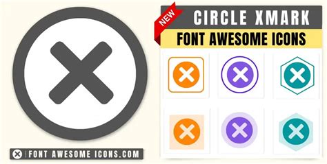 Font Awesome Circle Xmark Icon