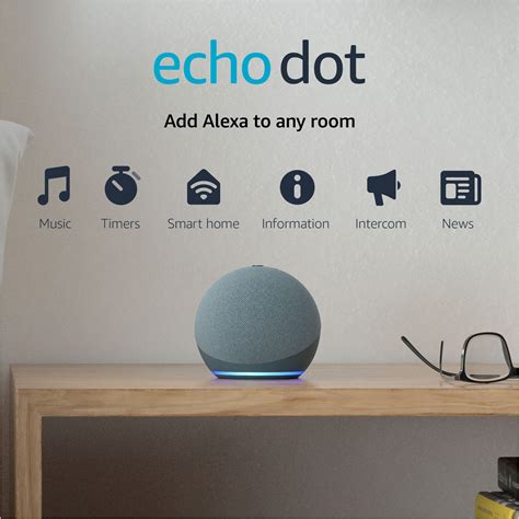 Buy Echo Dot 4th Gen Smart Speaker With Alexa Twilight Blue