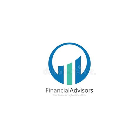 Financial Advisors Logo Design Template Vector Icon Stock Vector
