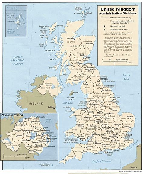 Maps Of The United Kingdom Detailed Map Of Great Britain In English