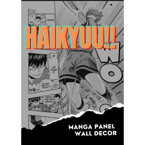 Haikyuu Manga Panel Anime Wall Decor A4 Size 70gsm Shopee Philippines