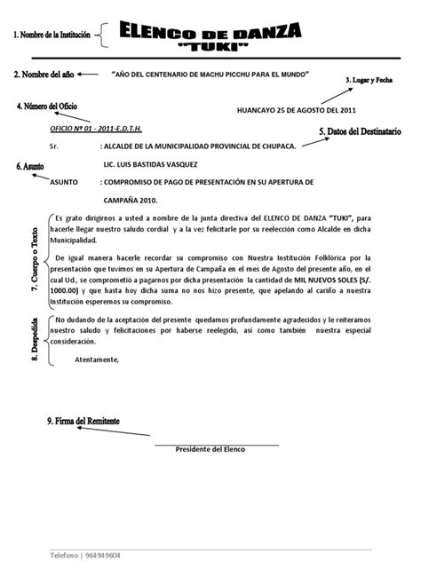 Oficio Modelo Wood Scribd Braxin