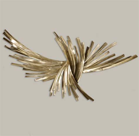 20 Collection Of Gold Metal Wall Art