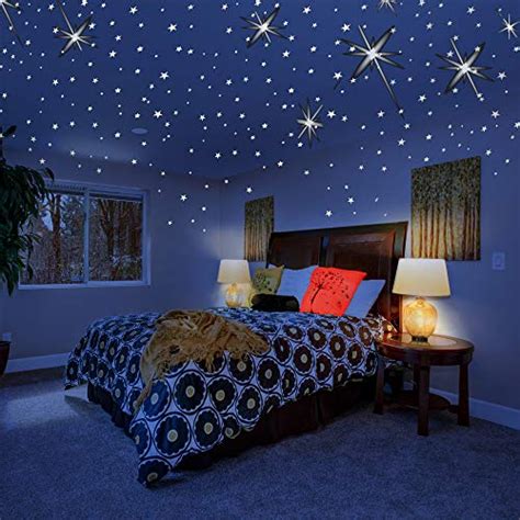 You could write your or your kid's name on the wall with the help of our stars or create constellation. MAFOX Glow in the Dark Stars for Ceiling or Wall Stickers ...