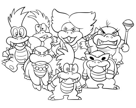 Bowser Coloring Pages Mario Coloring Pages Free Coloring Pages 办公设备维修网