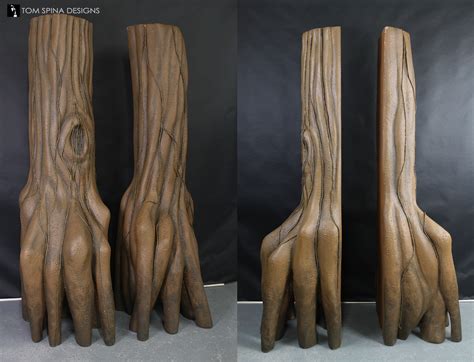 Carved Foam Swamp Tree Props Tom Spina Designs Tom Spina Designs