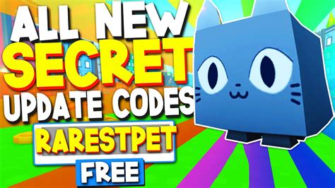 All New Exclusive Update Codes In Pet Simulator X Codes Pet