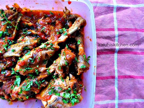 With a cook time that is less than an hour, this can also make a great weeknight dinner option. Chicken Stew - Kuku Kienyeji